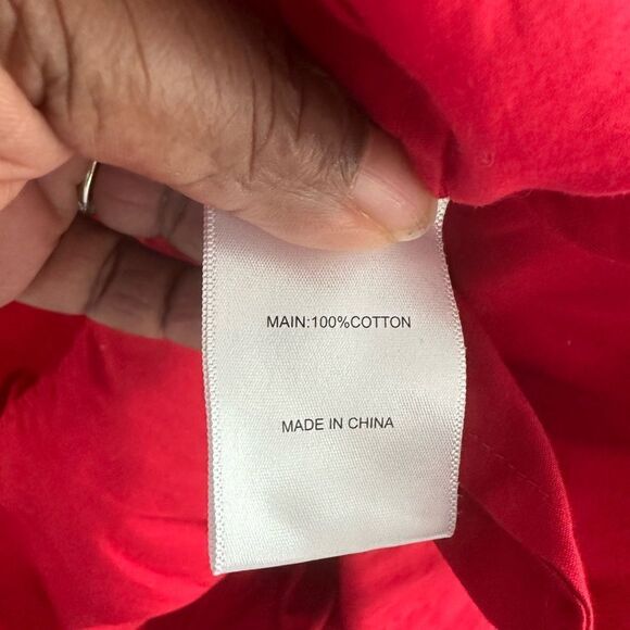 Aje’ L’espririt Ruffle Trim Red Mini Dress 10 - Picture 8 of 9